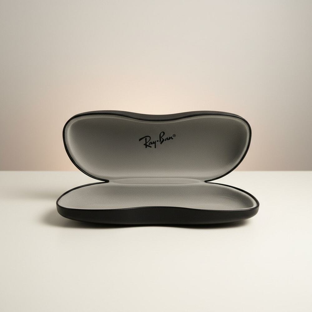Ray-Ban Black Hard Clamshell Eyeglasses/Sunglasses Case Only